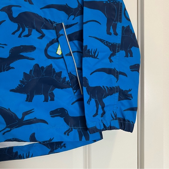 Mini Boden Blue Dinosaur Packable Rain Jacket 11-12years - Picture 4 of 7